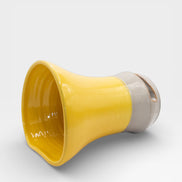 Ceramic Sound Speaker in Yellow - Grey