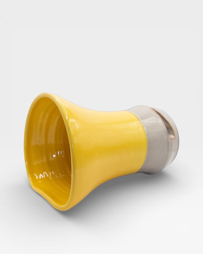 Ceramic Sound Speaker in Yellow - Grey