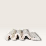 Soap Holder in Speckled White