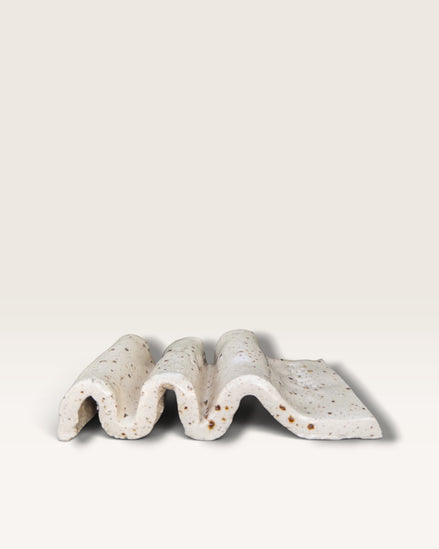 Soap Holder in Speckled White