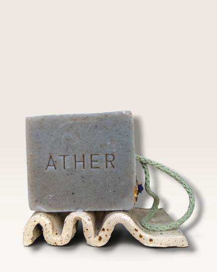Soap Holder in Speckled White