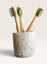 Toothbrush Holder in Speckled White