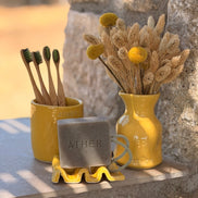 Toothbrush Holder in Yellow