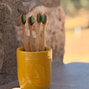Toothbrush Holder in Yellow