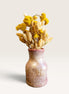 Petit Vase in Burnt Clay with Dry Flowers