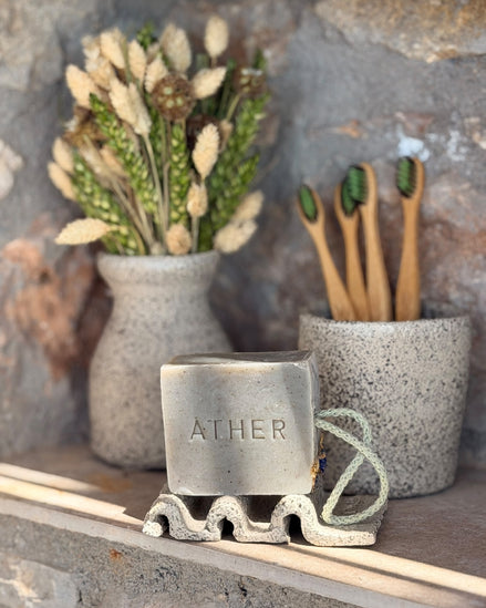 Toothbrush Holder in Stone