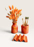 Ritual Set in Speckled Coral Red-Yellow