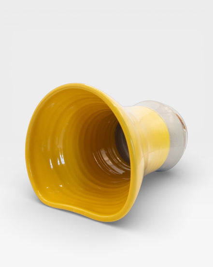 Ceramic Sound Speaker in Yellow - Grey