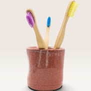 Toothbrush Holder in Burnt Clay