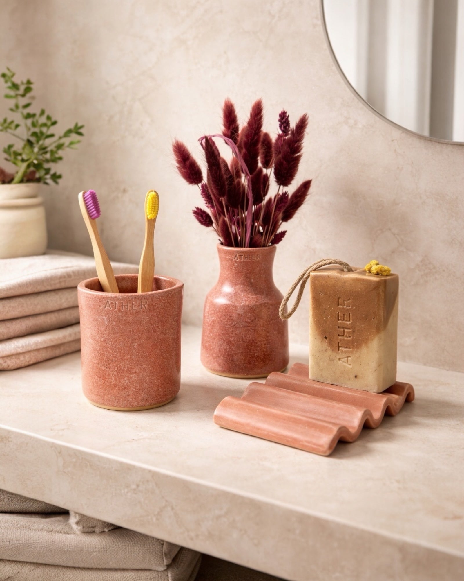 Ritual Set in Burnt Clay