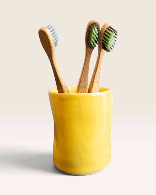 Toothbrush Holder in Yellow