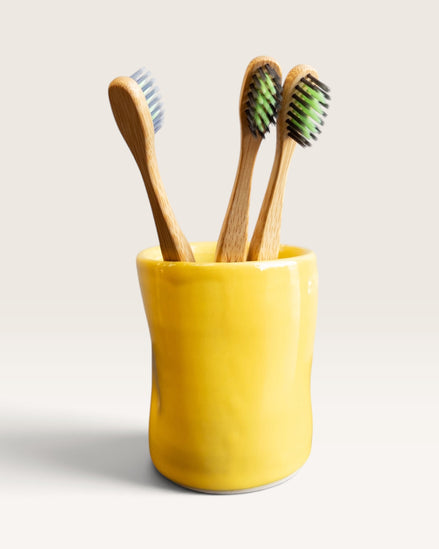 Toothbrush Holder in Yellow
