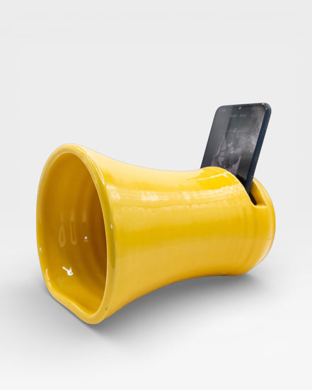 Ceramic Sound Speaker in Yellow