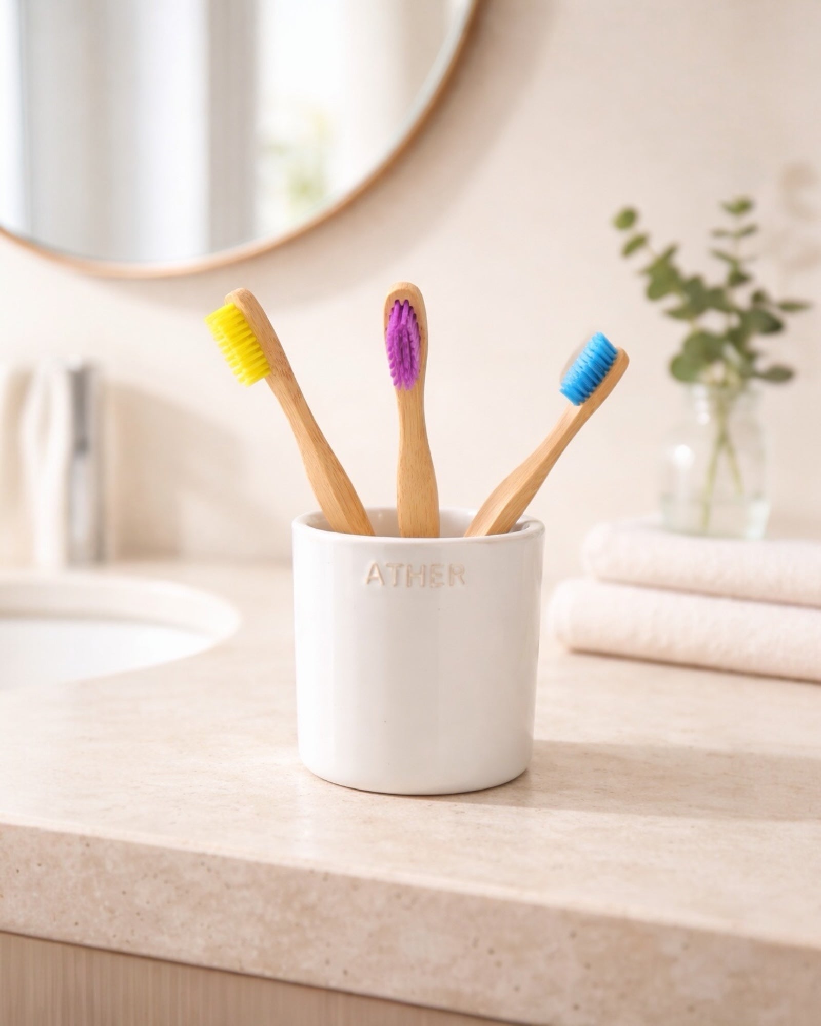 Toothbrush Holder in Off-White