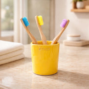 Toothbrush Holder in Yellow