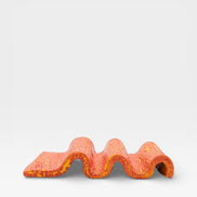 Soap Holder in Speckled Coral Red-Yellow