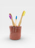 Toothbrush Holder in Burnt Clay