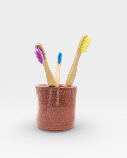Toothbrush Holder in Burnt Clay