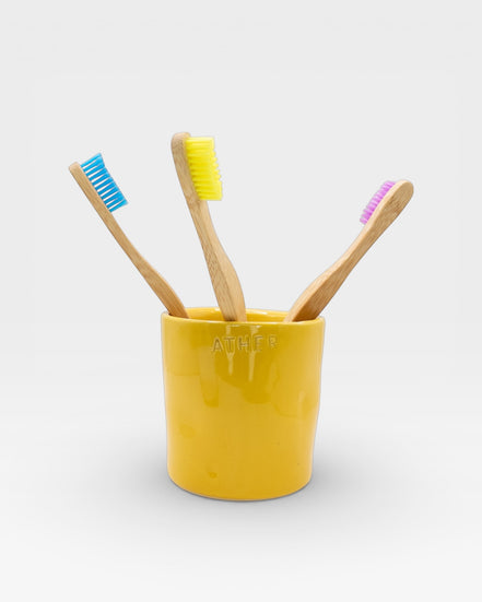 Toothbrush Holder in Yellow