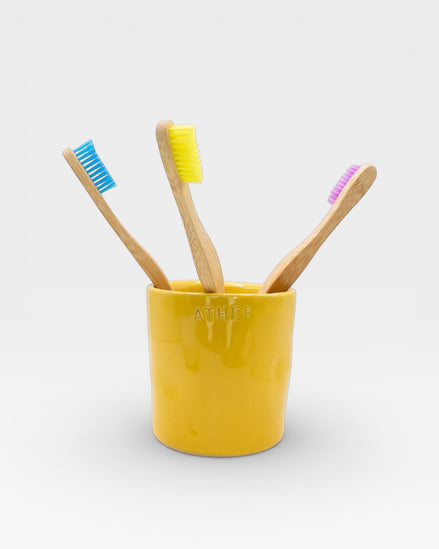 Toothbrush Holder in Yellow